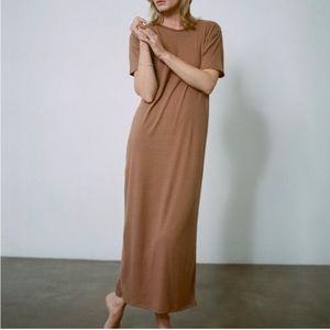 OZMA Hana T-shirt Dress Terracotta S (XS)